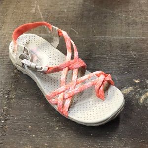 Skecher Reggae-Luau orange sandals